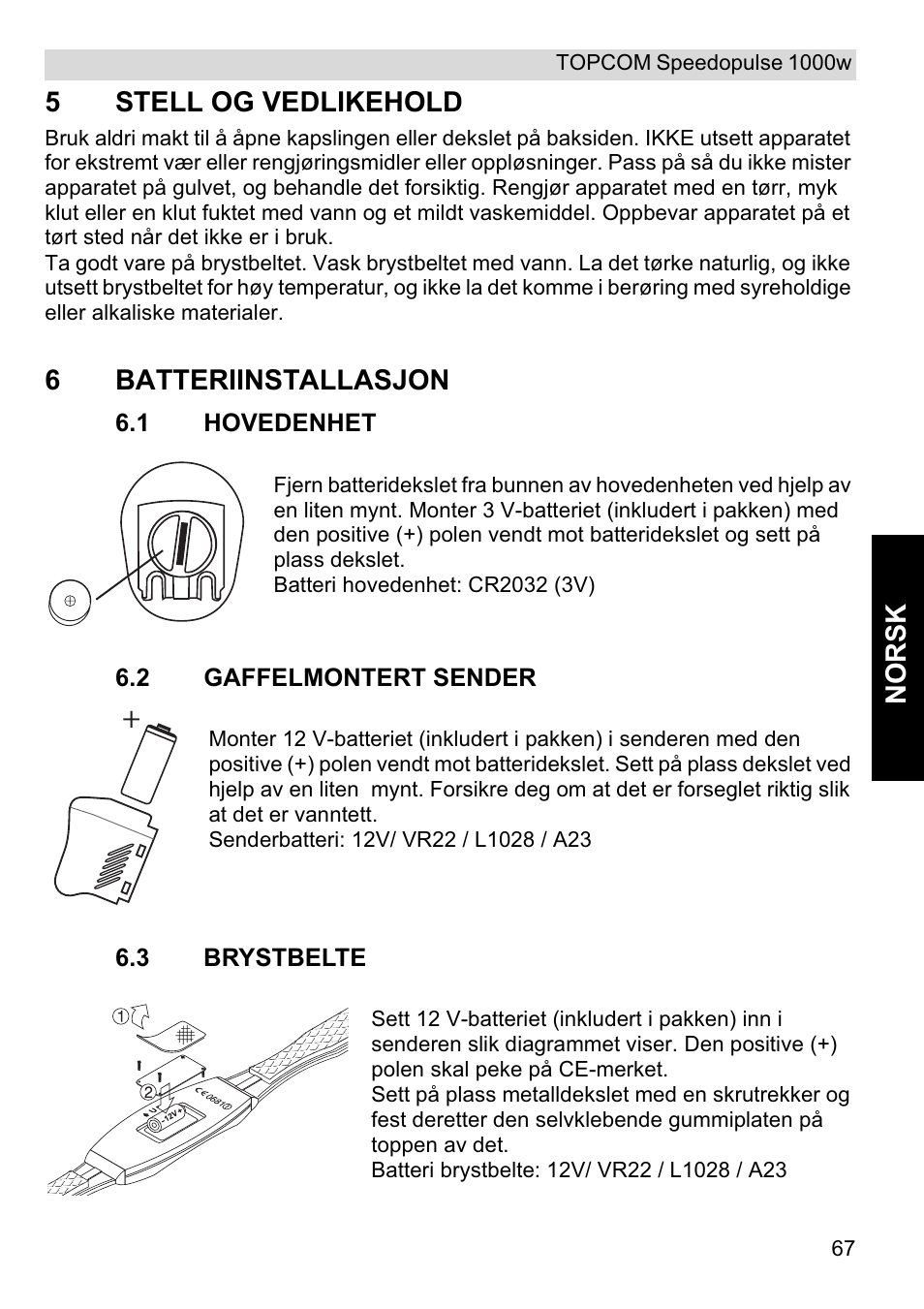 Topcom Speedopulse 1000W User Manual | Page 67 / 88