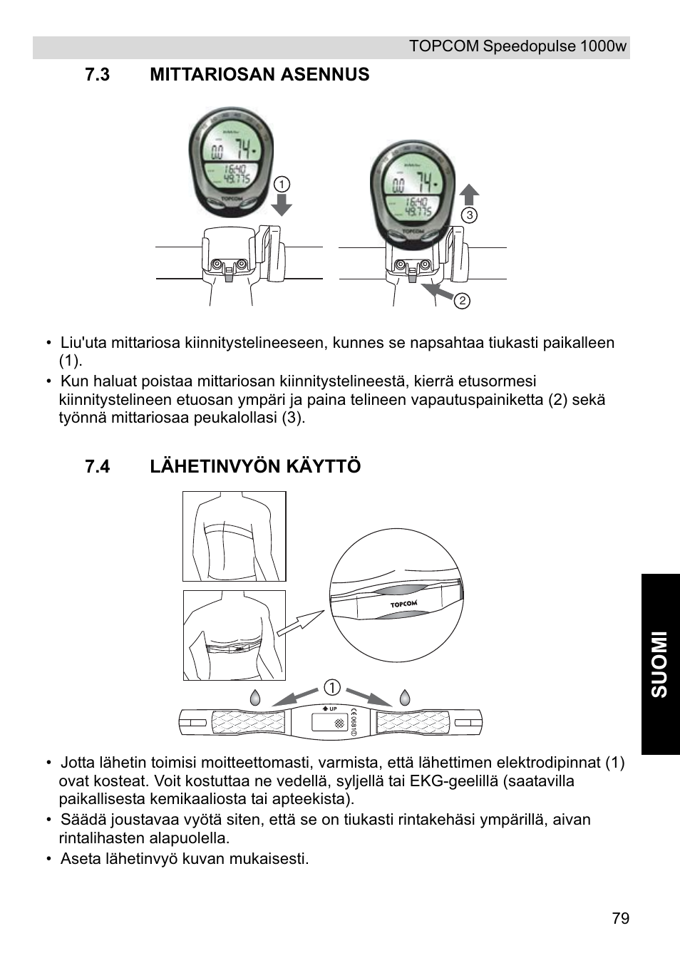 Suomi | Topcom Speedopulse 1000W User Manual | Page 79 / 88