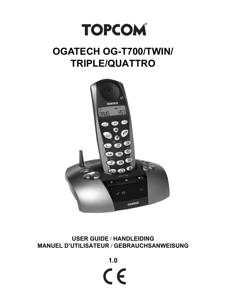 Topcom OG-T700 User Manual | 112 pages