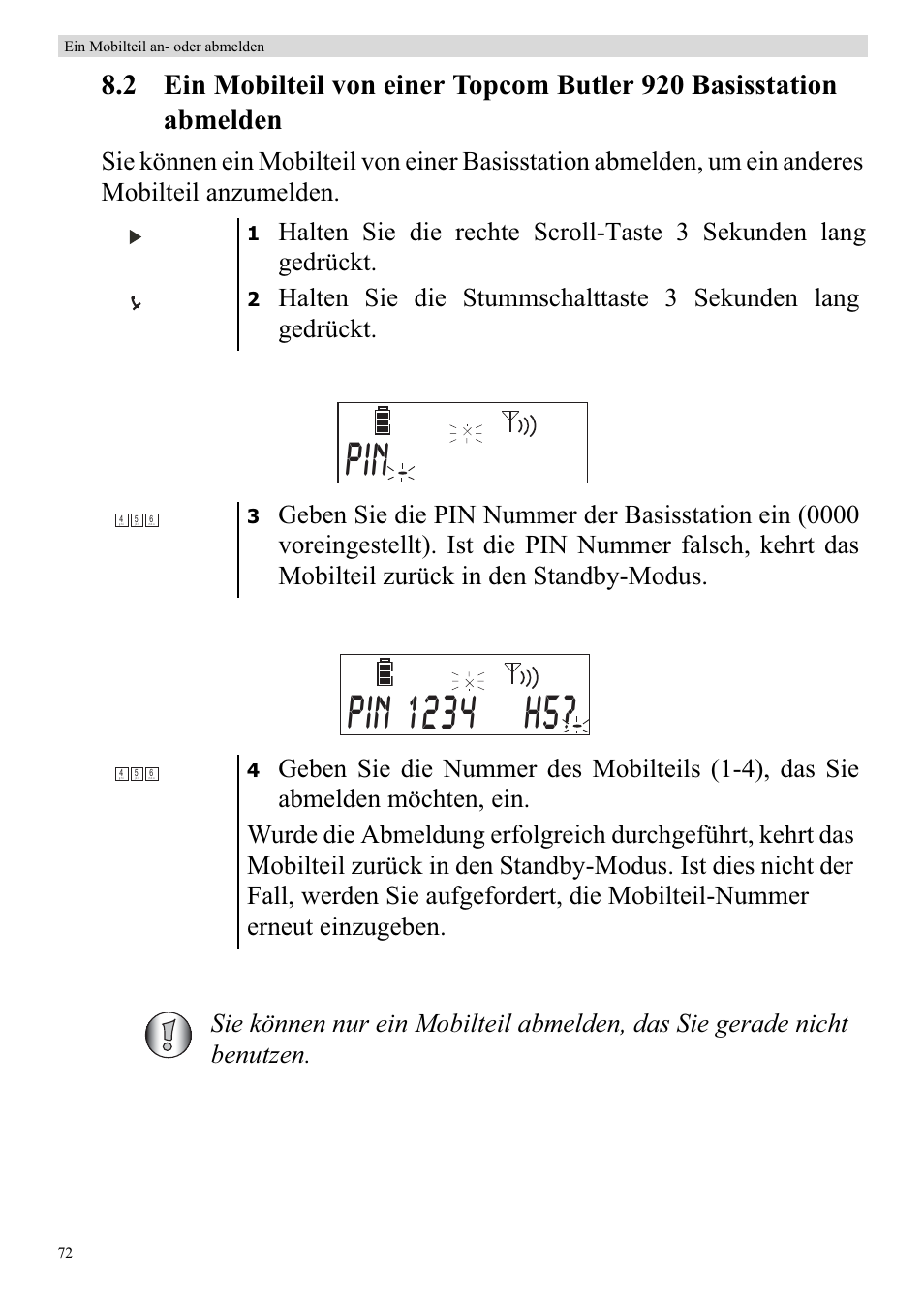 Topcom BUTLER 920 User Manual | Page 74 / 100