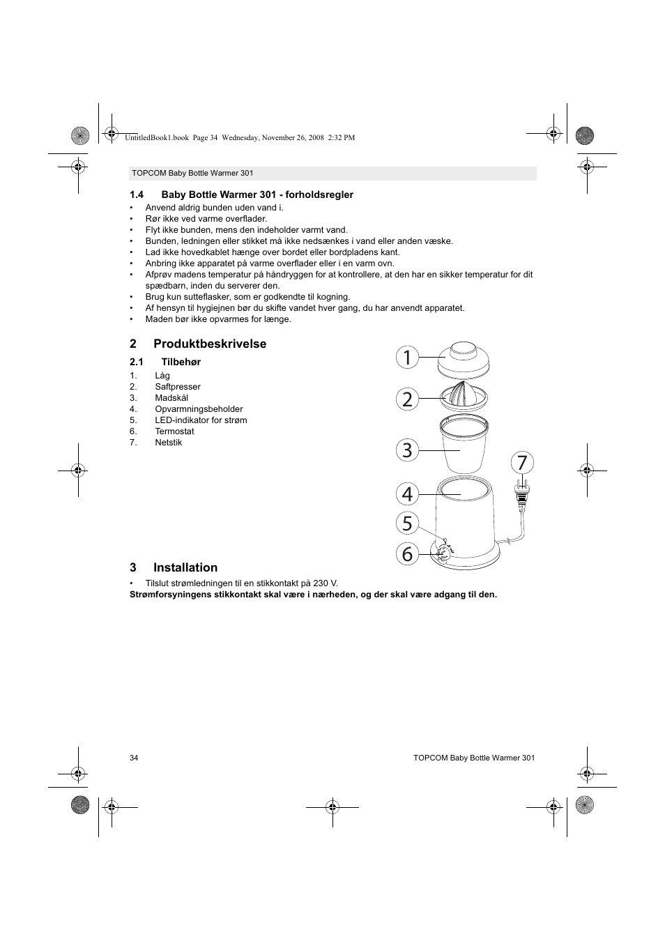 Topcom 301 User Manual | Page 34 / 84