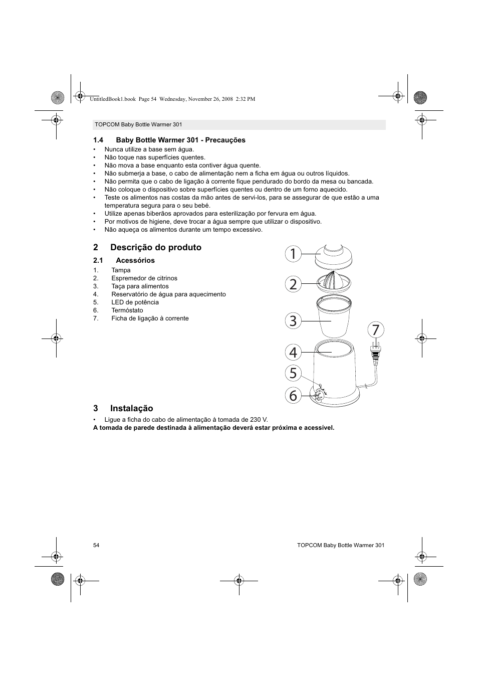 Topcom 301 User Manual | Page 54 / 84