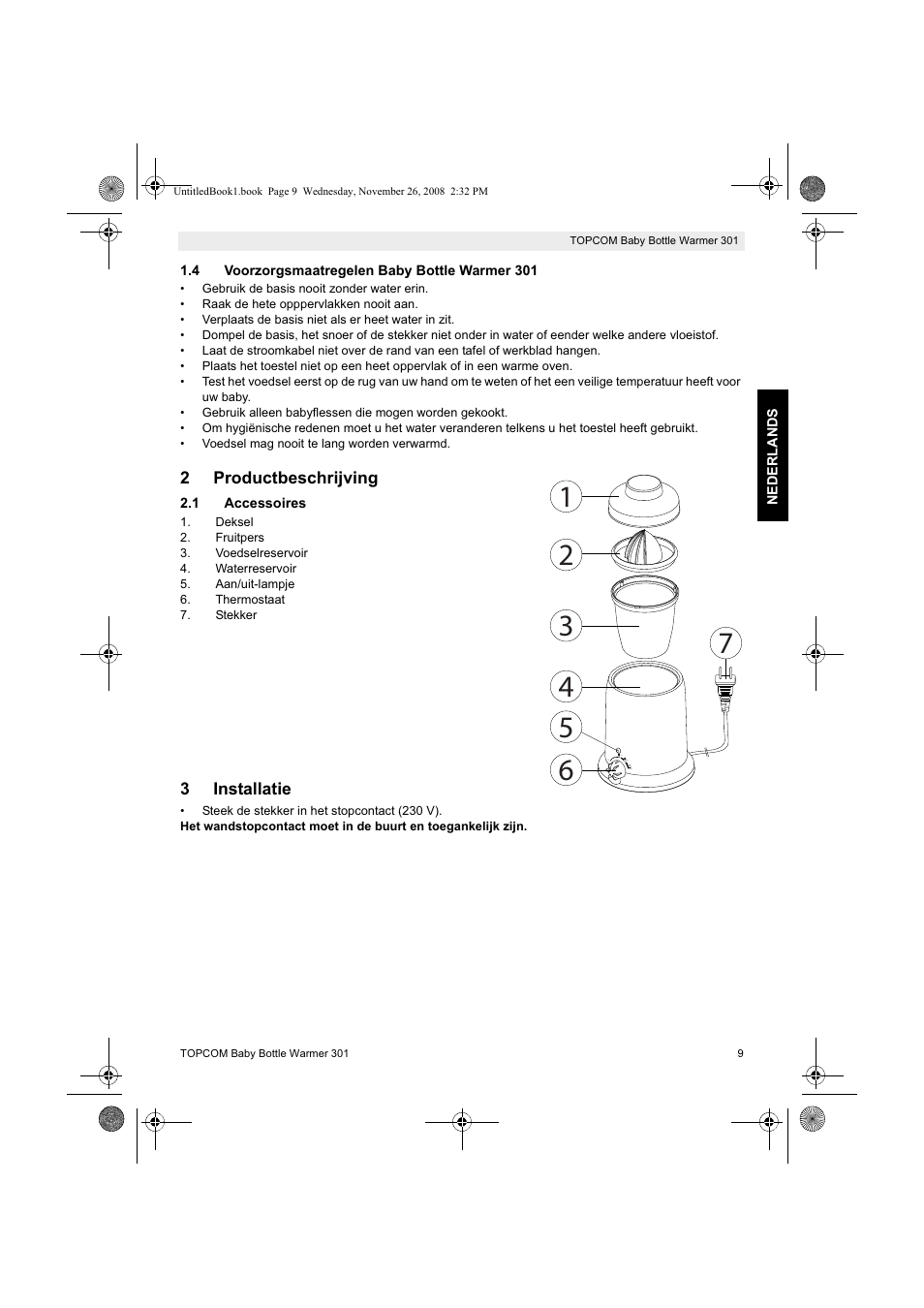 Topcom 301 User Manual | Page 9 / 84