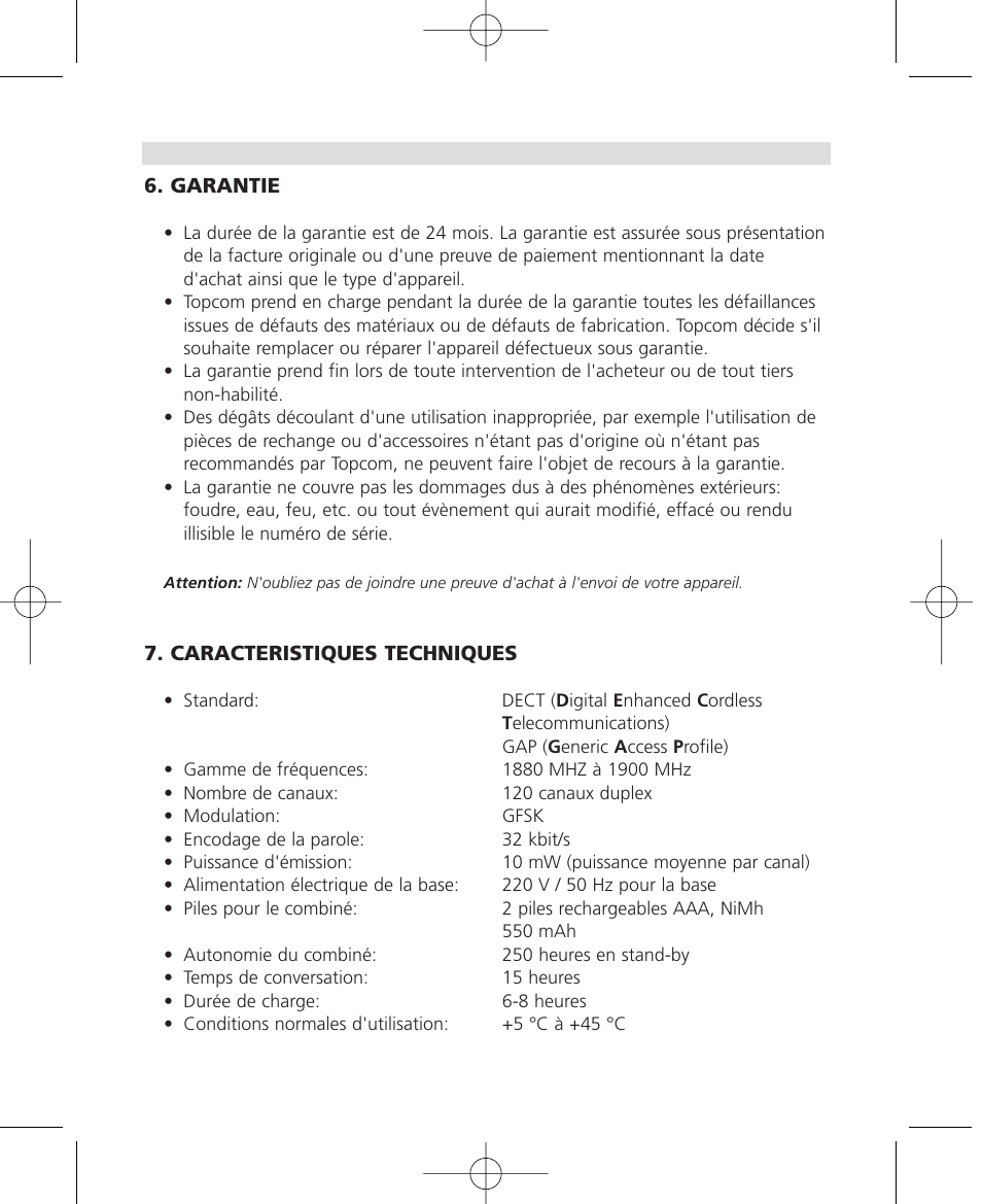 Topcom Butler 2510C User Manual | Page 20 / 90