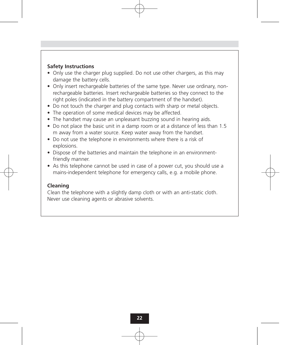 Topcom Butler 2510C User Manual | Page 22 / 90