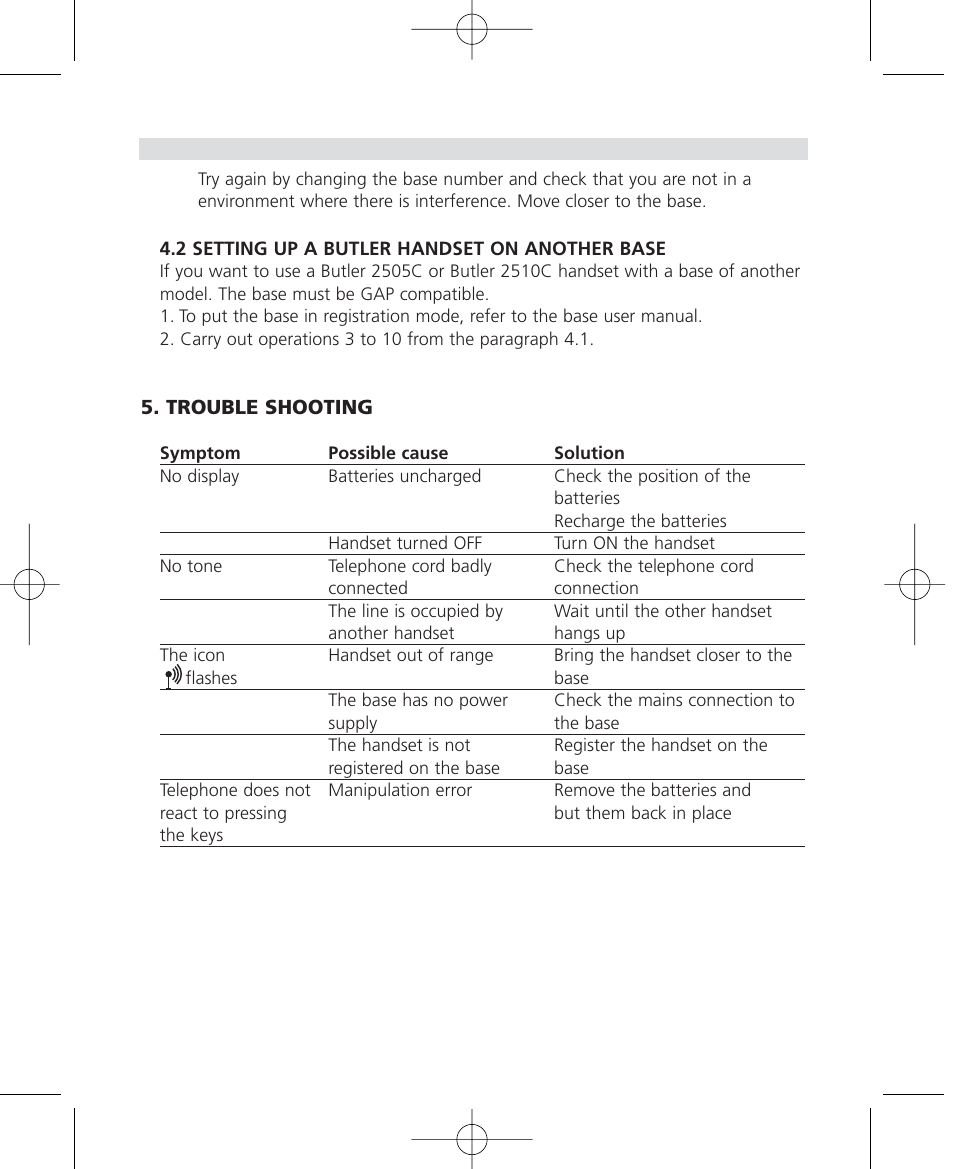 Topcom Butler 2510C User Manual | Page 29 / 90