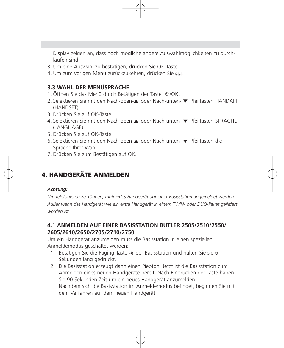 Topcom Butler 2510C User Manual | Page 38 / 90