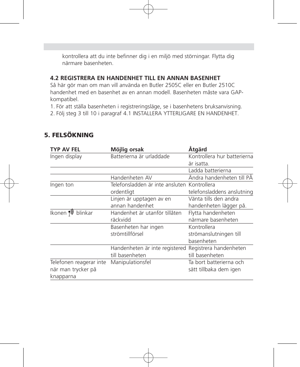 Topcom Butler 2510C User Manual | Page 57 / 90