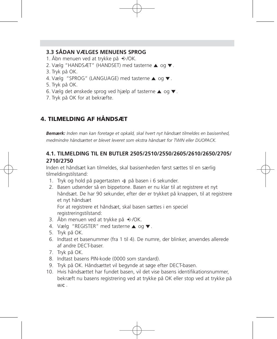 Topcom Butler 2510C User Manual | Page 66 / 90