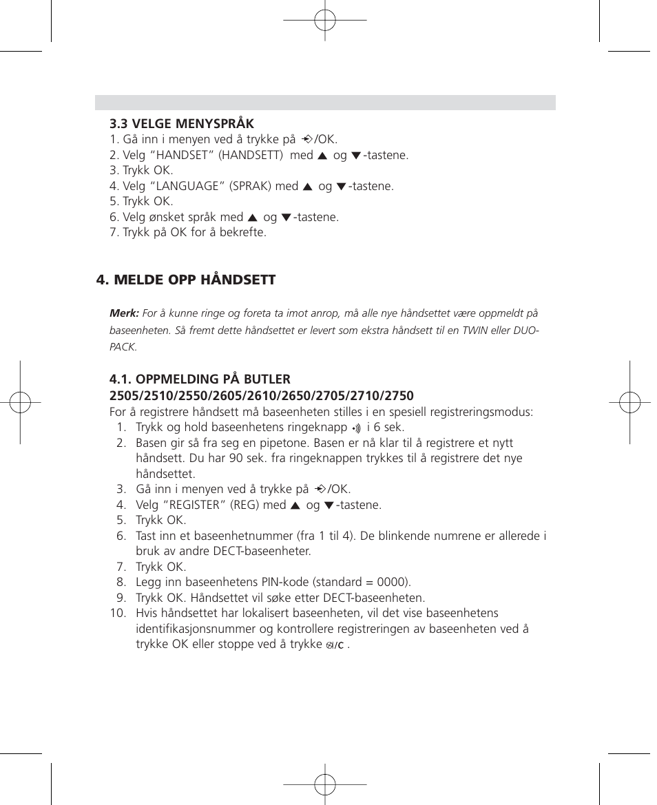 Topcom Butler 2510C User Manual | Page 76 / 90