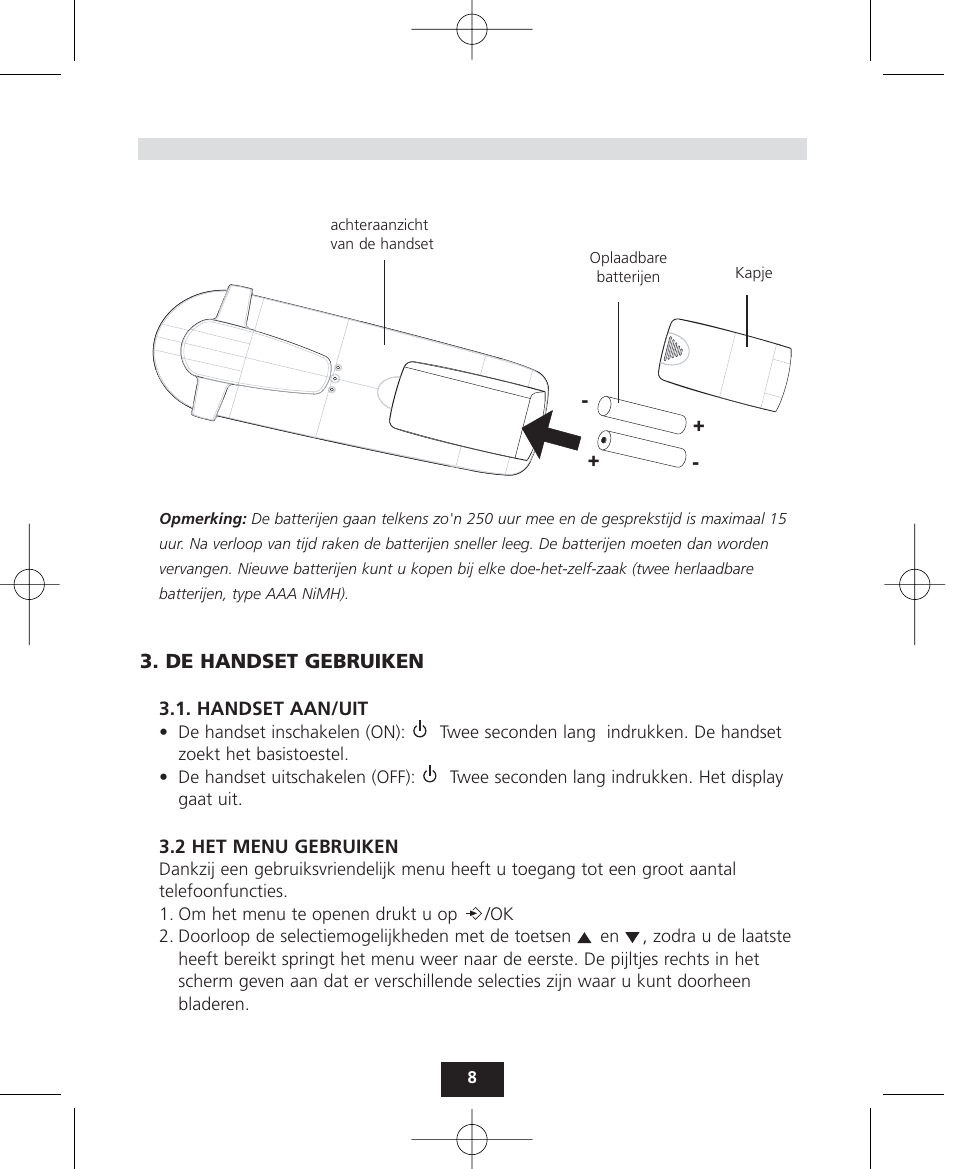 Topcom Butler 2510C User Manual | Page 8 / 90