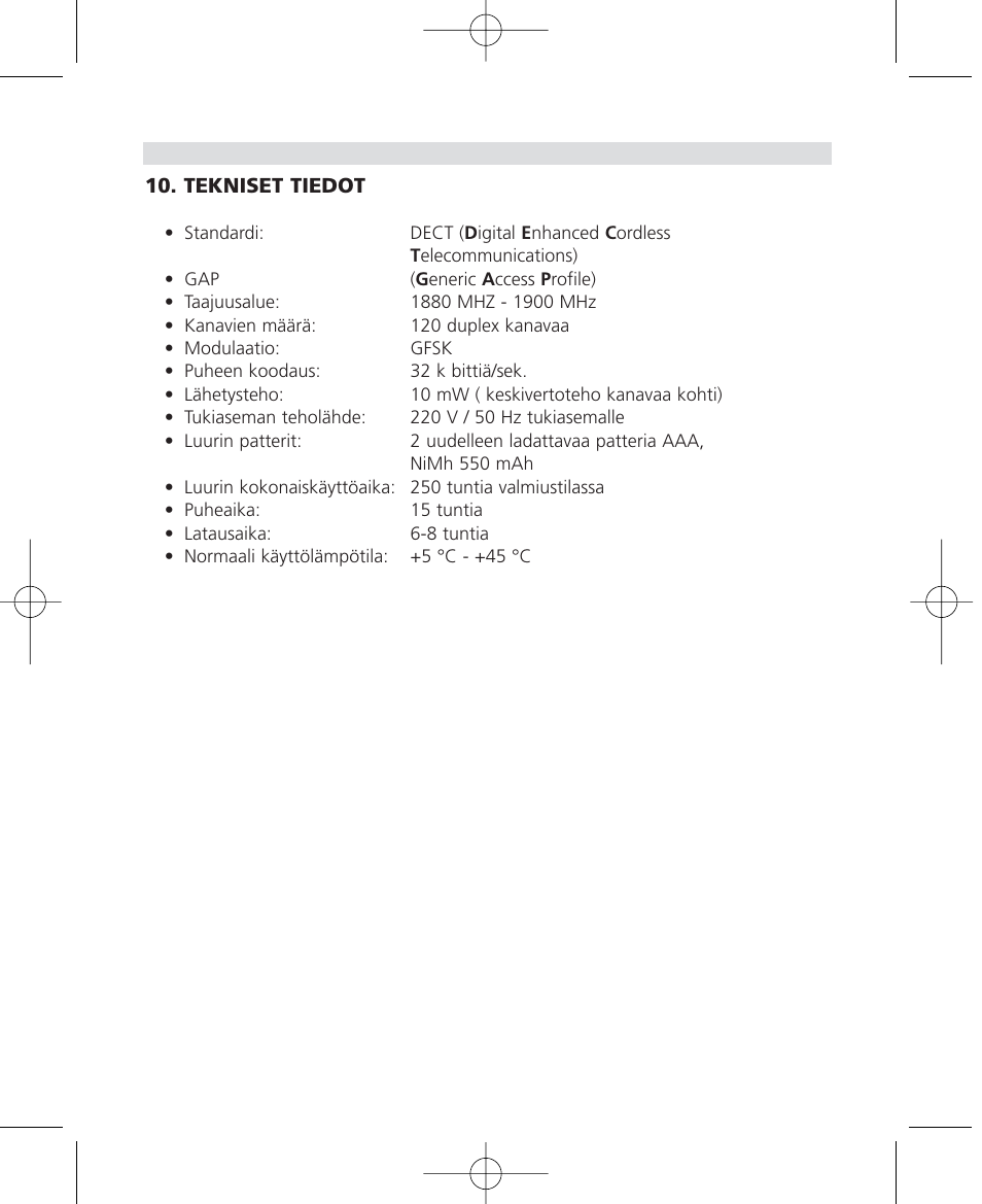 Topcom Butler 2510C User Manual | Page 89 / 90