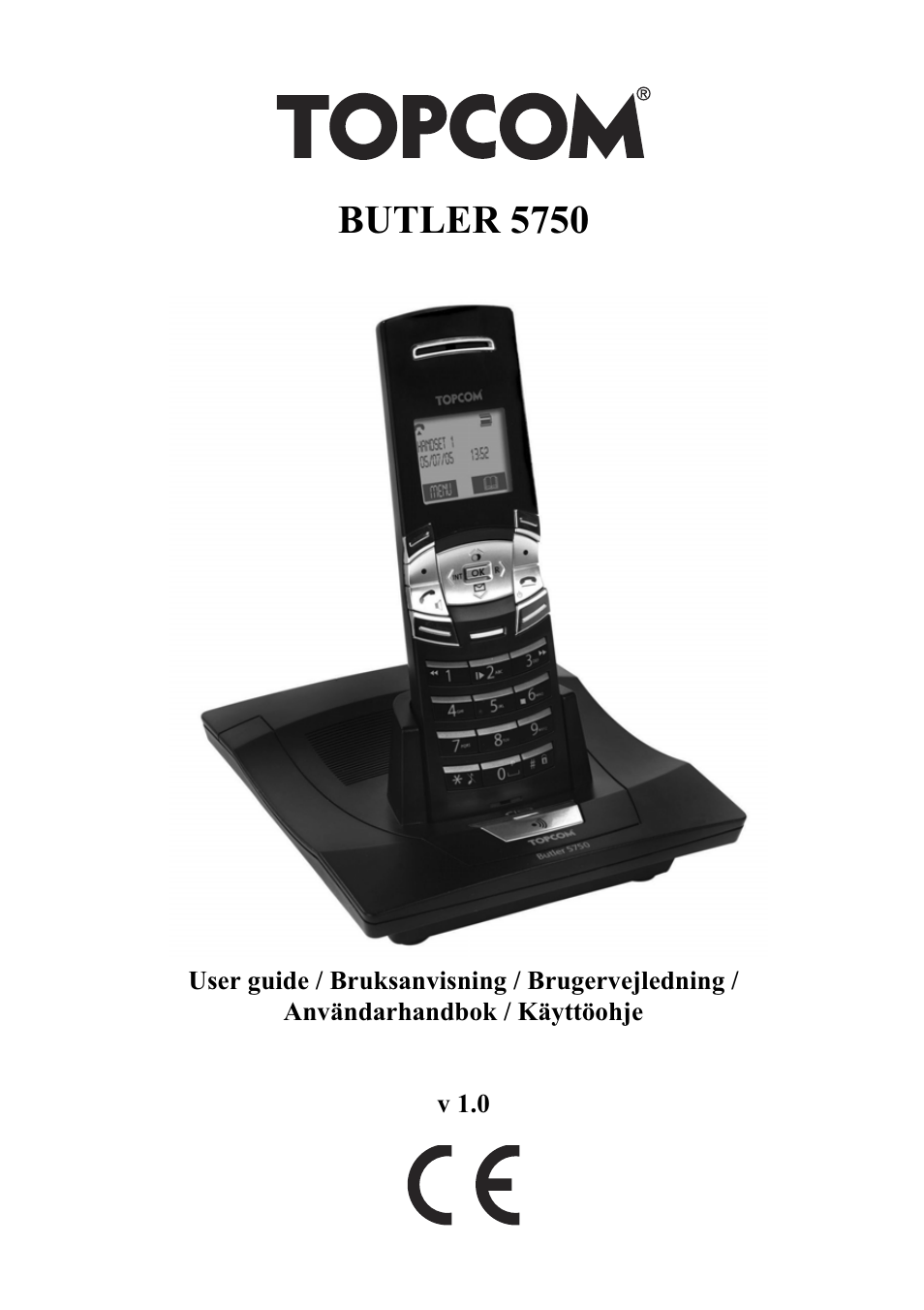 Topcom Butler 5750 User Manual | 144 pages