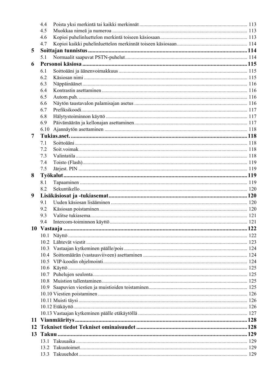 Topcom Butler 5750 User Manual | Page 10 / 144