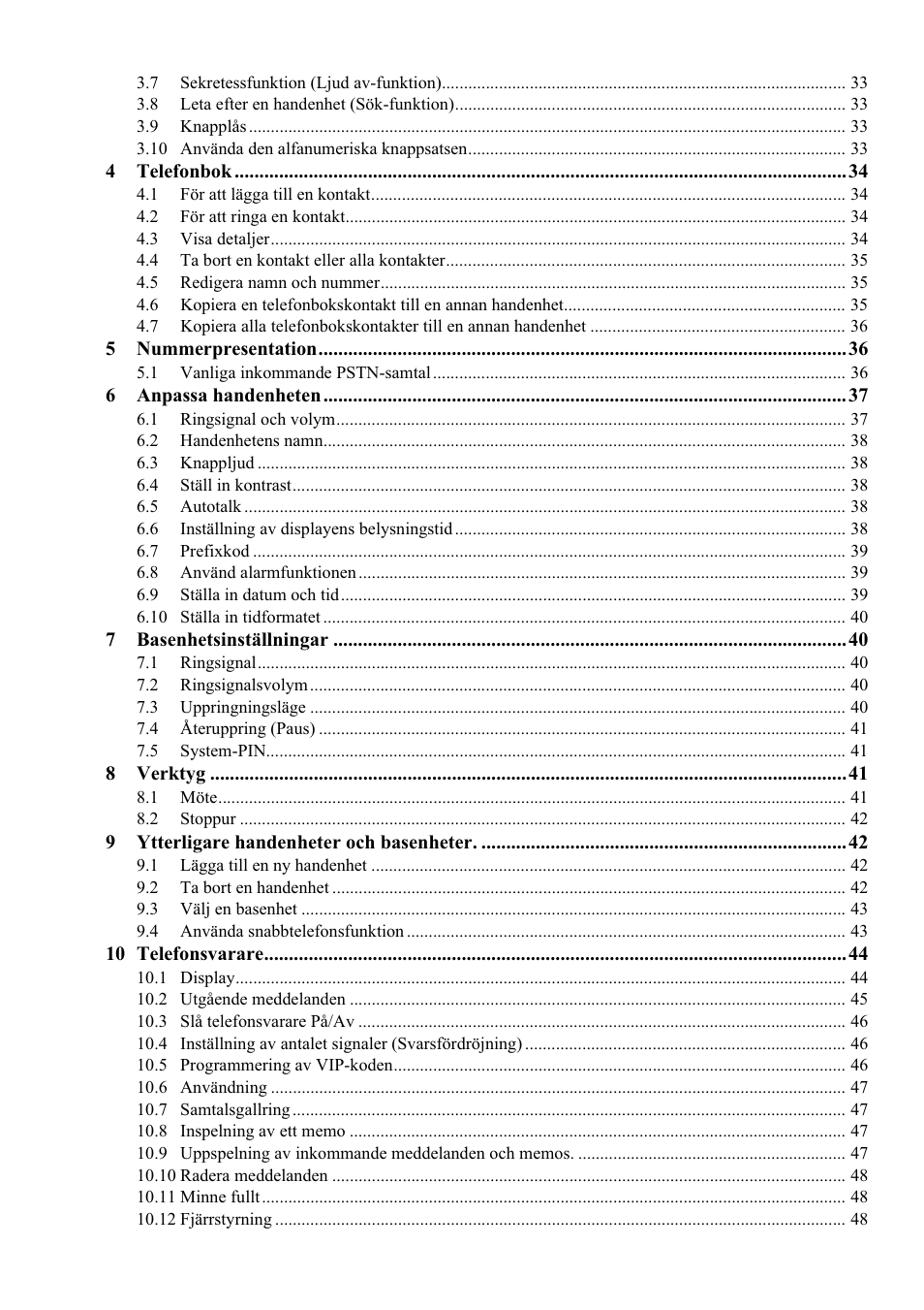 Topcom Butler 5750 User Manual | Page 5 / 144