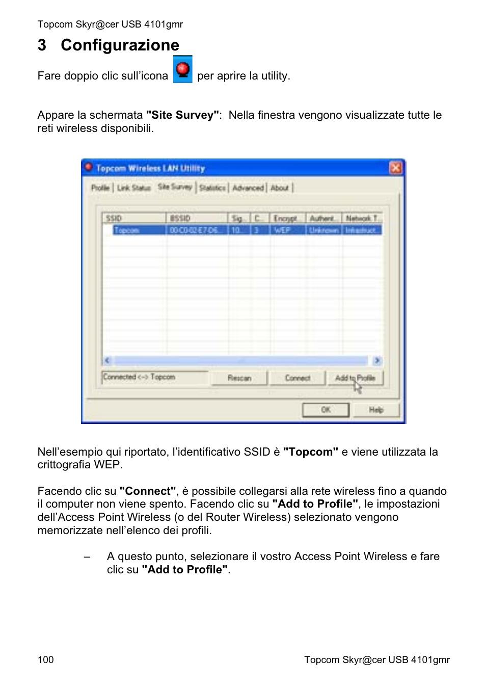 3 configurazione | Topcom Skyr@cer 4101GMR User Manual | Page 100 / 212