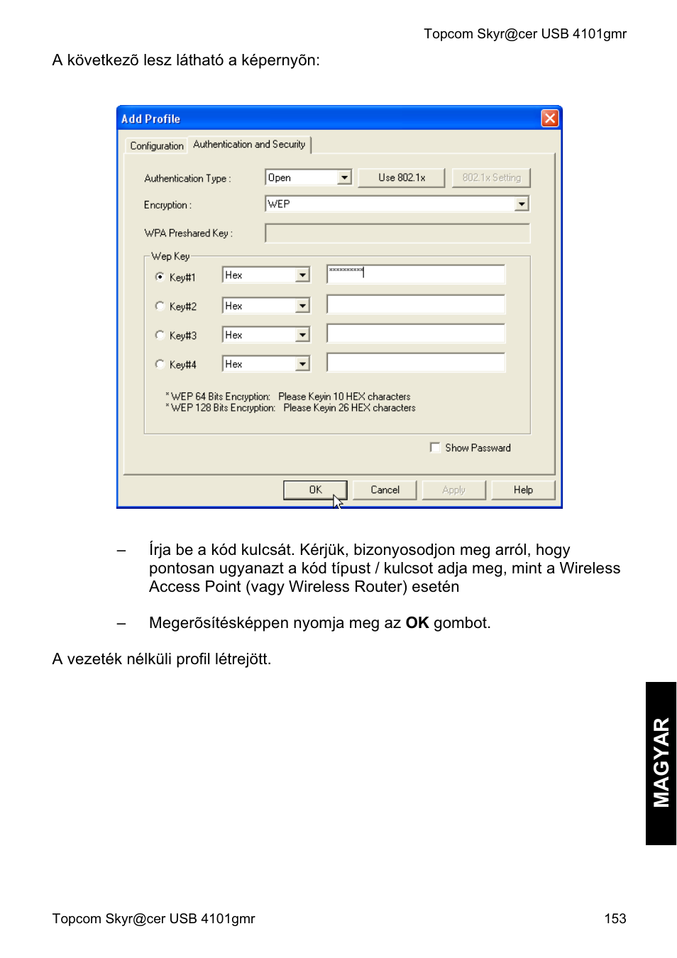 Ma gyar | Topcom Skyr@cer 4101GMR User Manual | Page 153 / 212