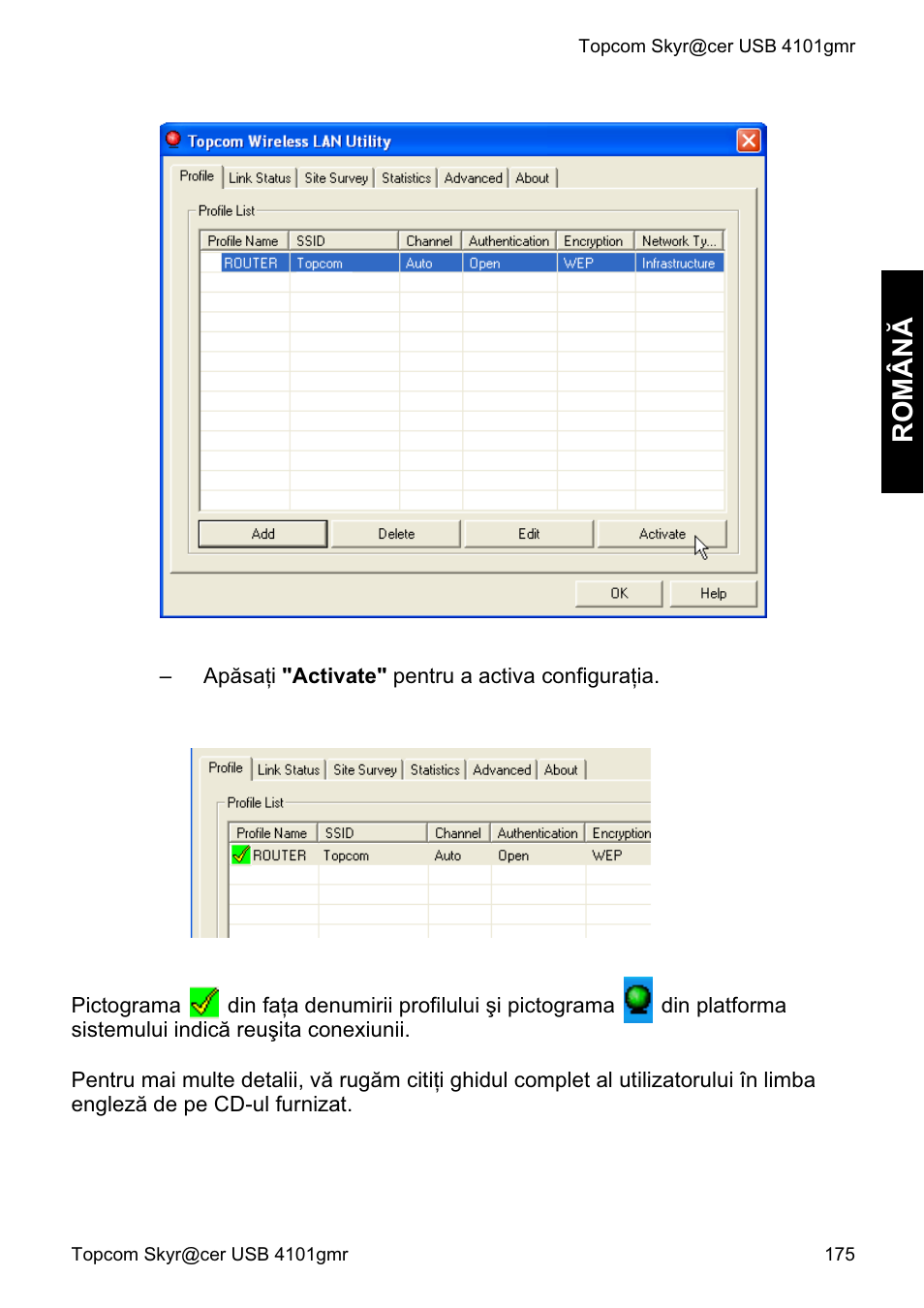 Ro mân ă | Topcom Skyr@cer 4101GMR User Manual | Page 175 / 212