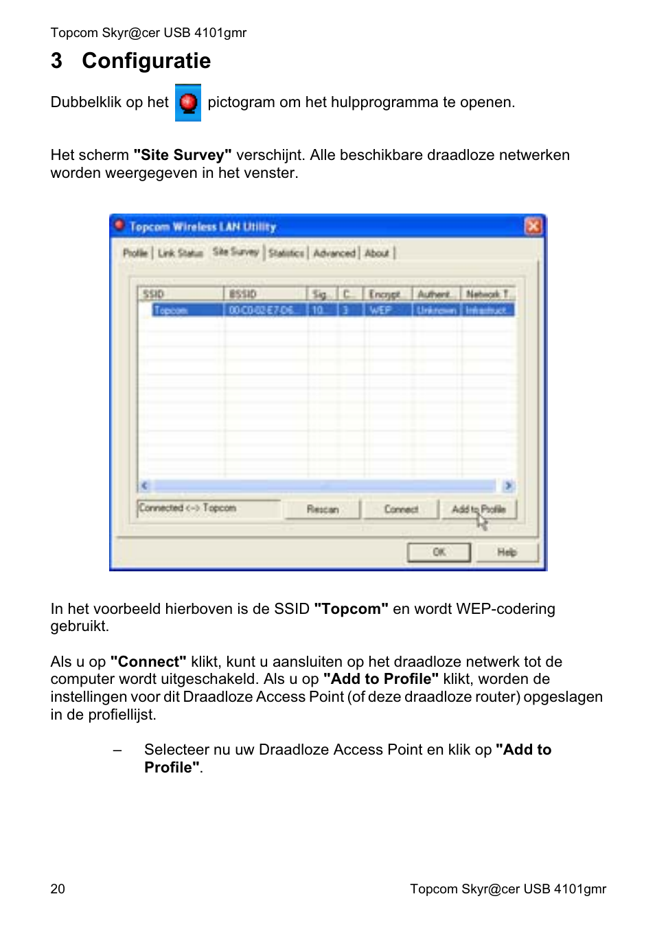 3 configuratie | Topcom Skyr@cer 4101GMR User Manual | Page 20 / 212