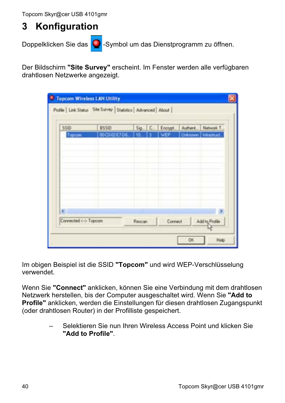 3 konfiguration | Topcom Skyr@cer 4101GMR User Manual | Page 40 / 212