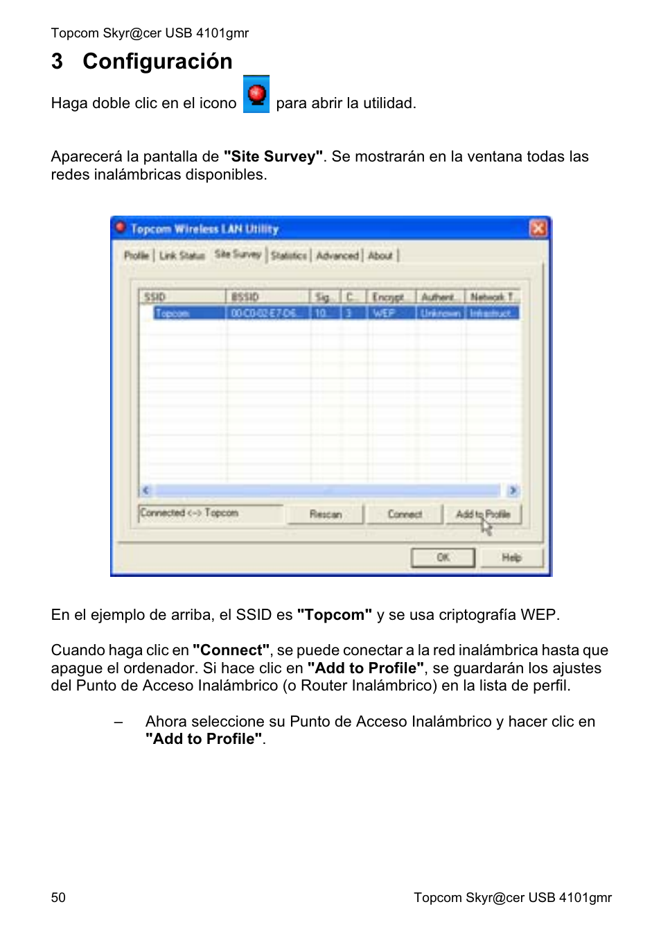 3 configuración | Topcom Skyr@cer 4101GMR User Manual | Page 50 / 212