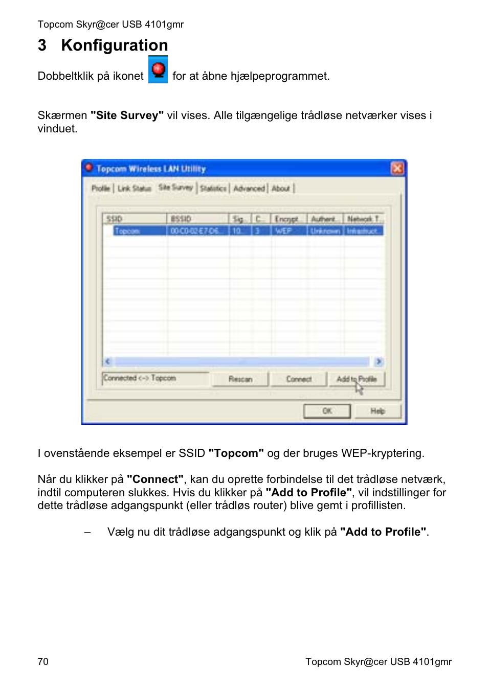 3 konfiguration | Topcom Skyr@cer 4101GMR User Manual | Page 70 / 212