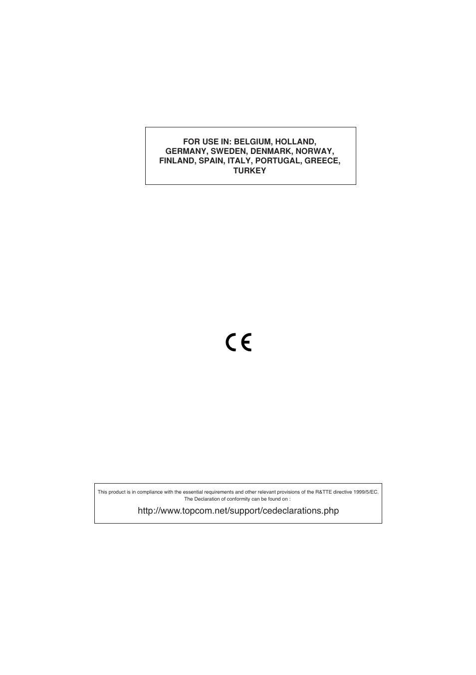 Topcom Webracer 881 PSTN User Manual | Page 3 / 96