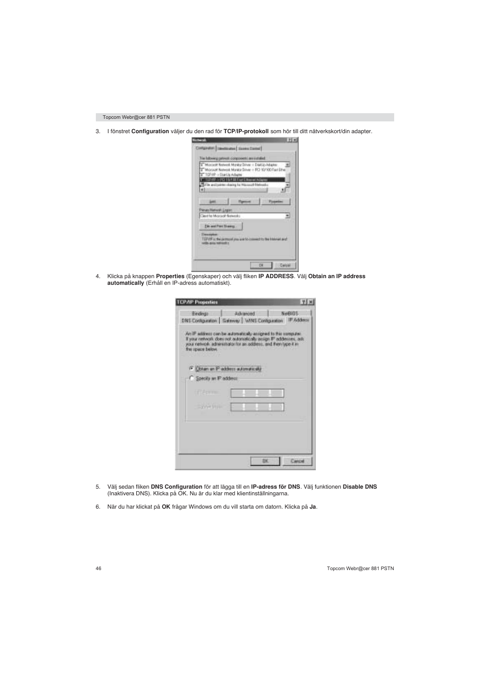 Topcom Webracer 881 PSTN User Manual | Page 46 / 96