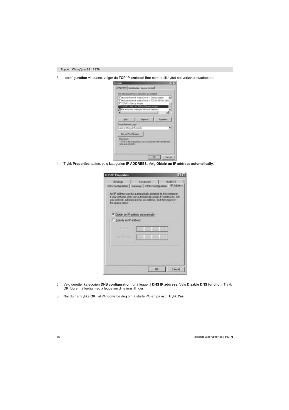 Topcom Webracer 881 PSTN User Manual | Page 66 / 96