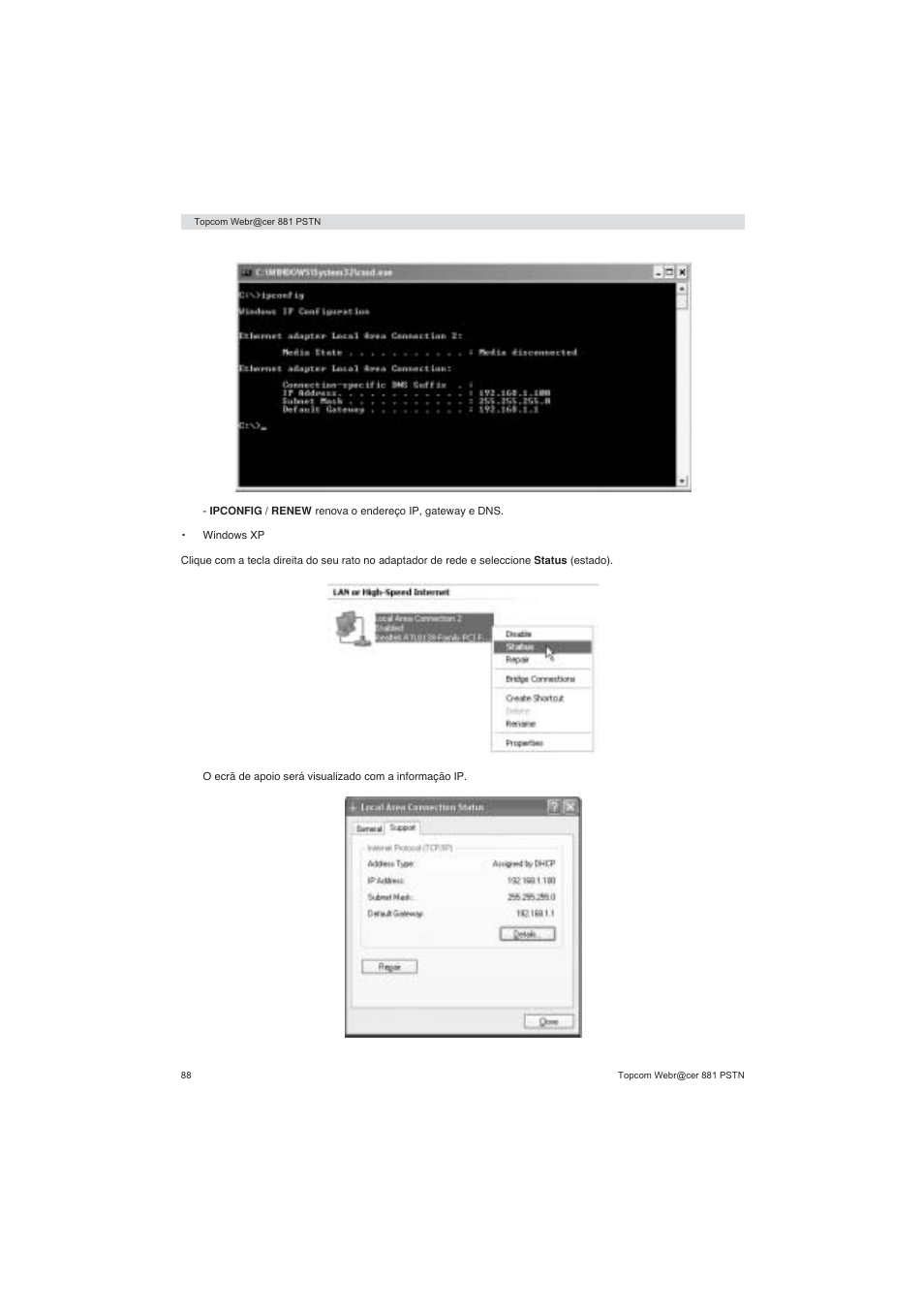 Topcom Webracer 881 PSTN User Manual | Page 88 / 96