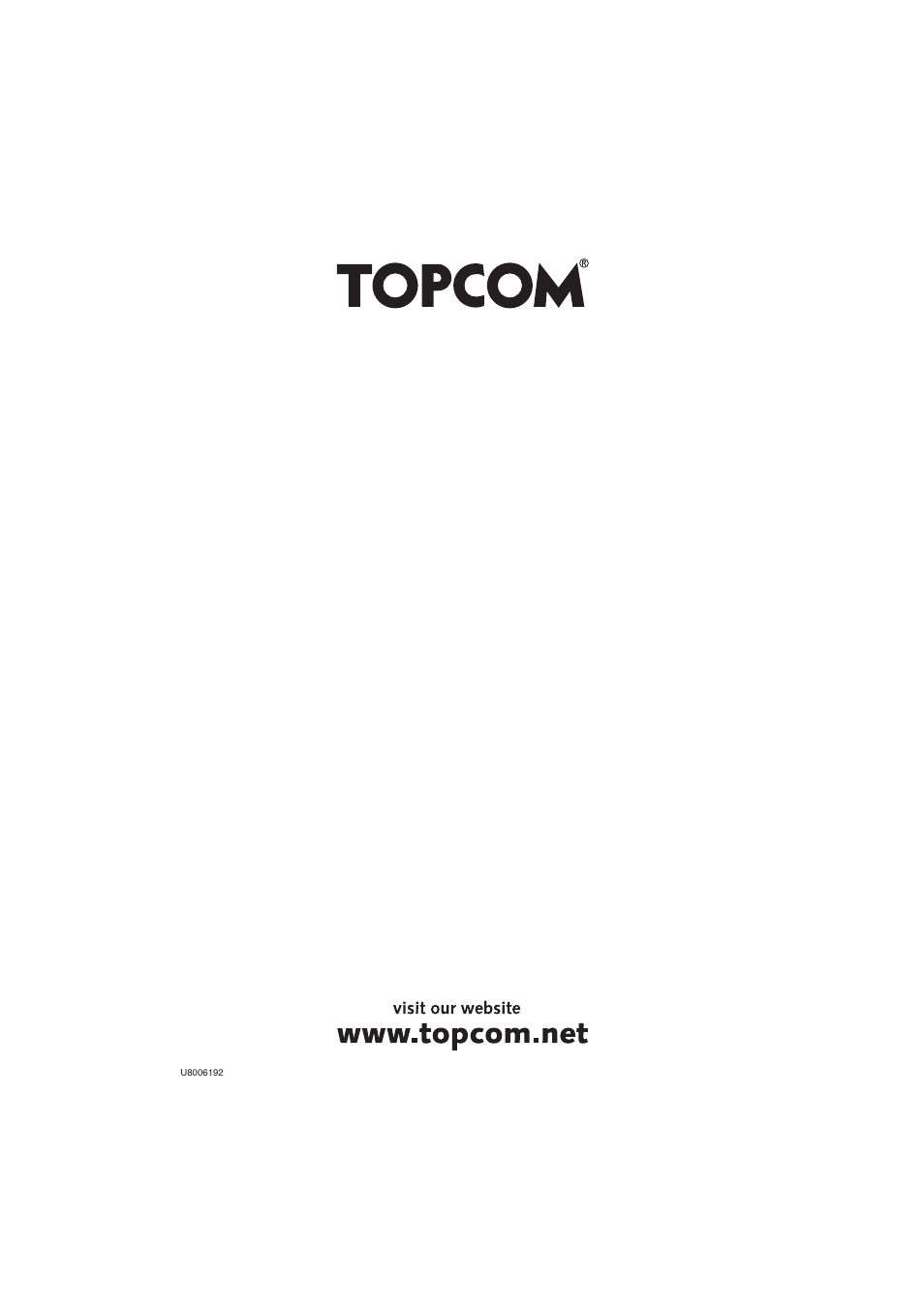 Topcom Webracer 881 PSTN User Manual | Page 96 / 96