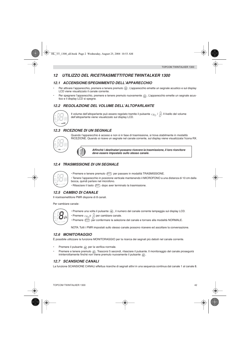 Topcom Twintalker 1300 User Manual | Page 42 / 116