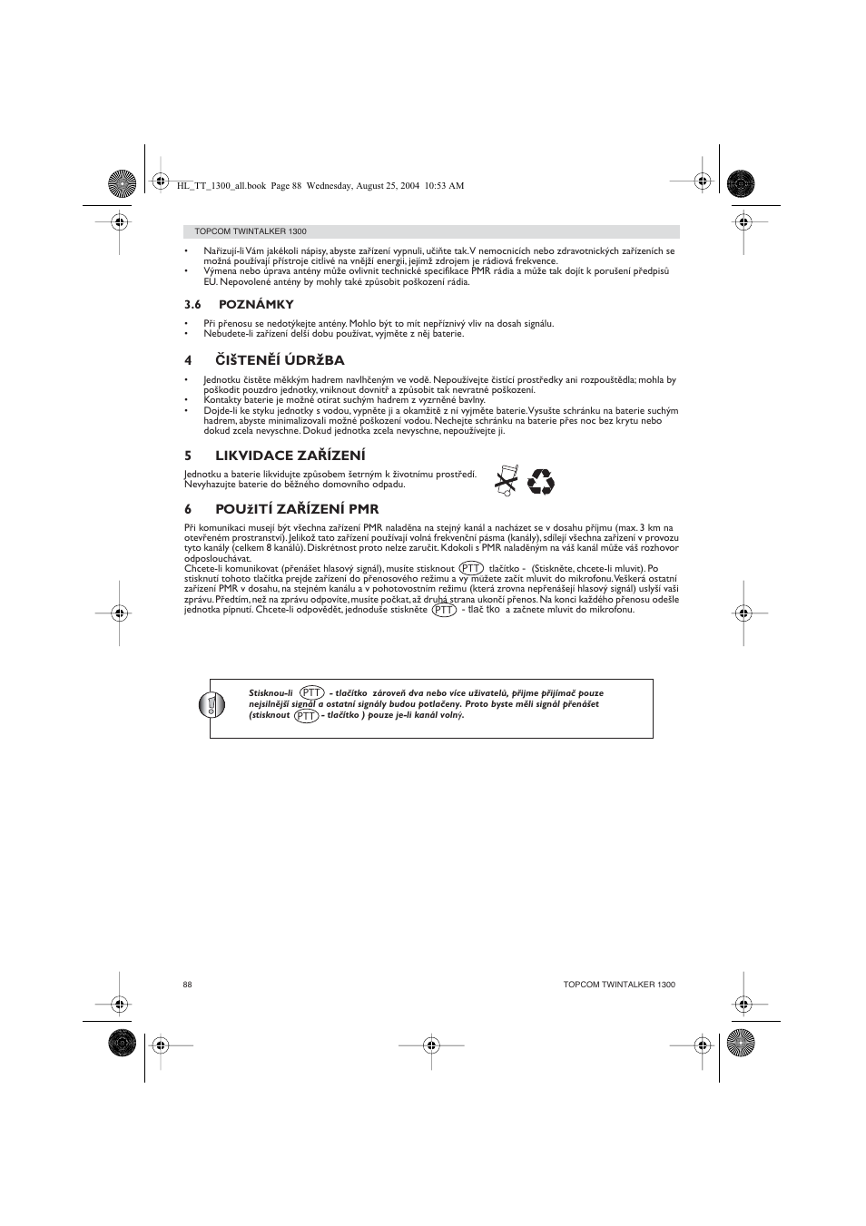 Topcom Twintalker 1300 User Manual | Page 88 / 116