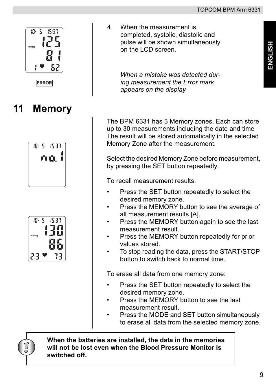 Topcom 6331 User Manual | Page 9 / 76