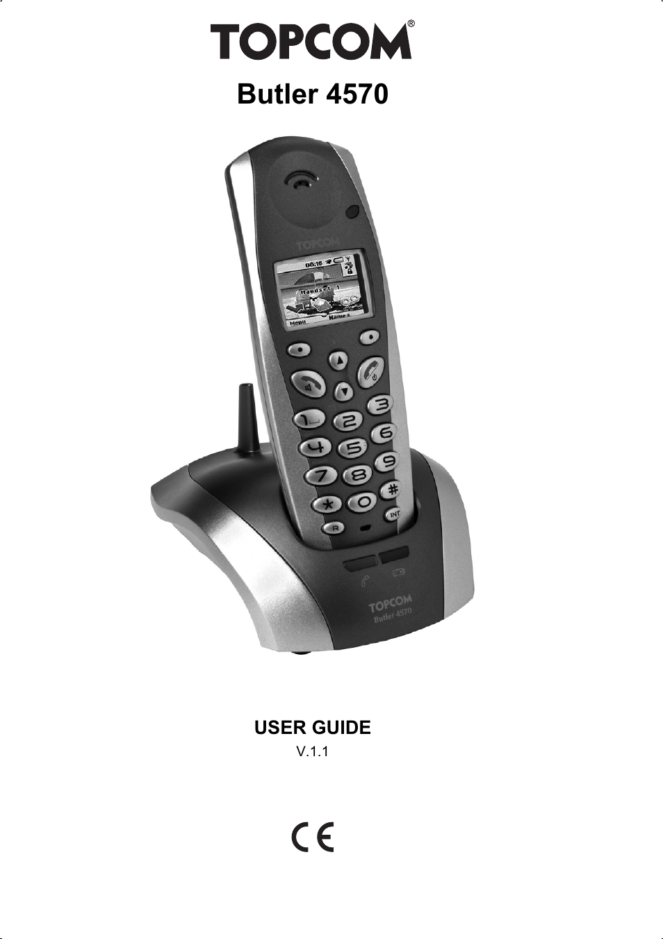 Topcom BUTLER 4570 User Manual | 28 pages