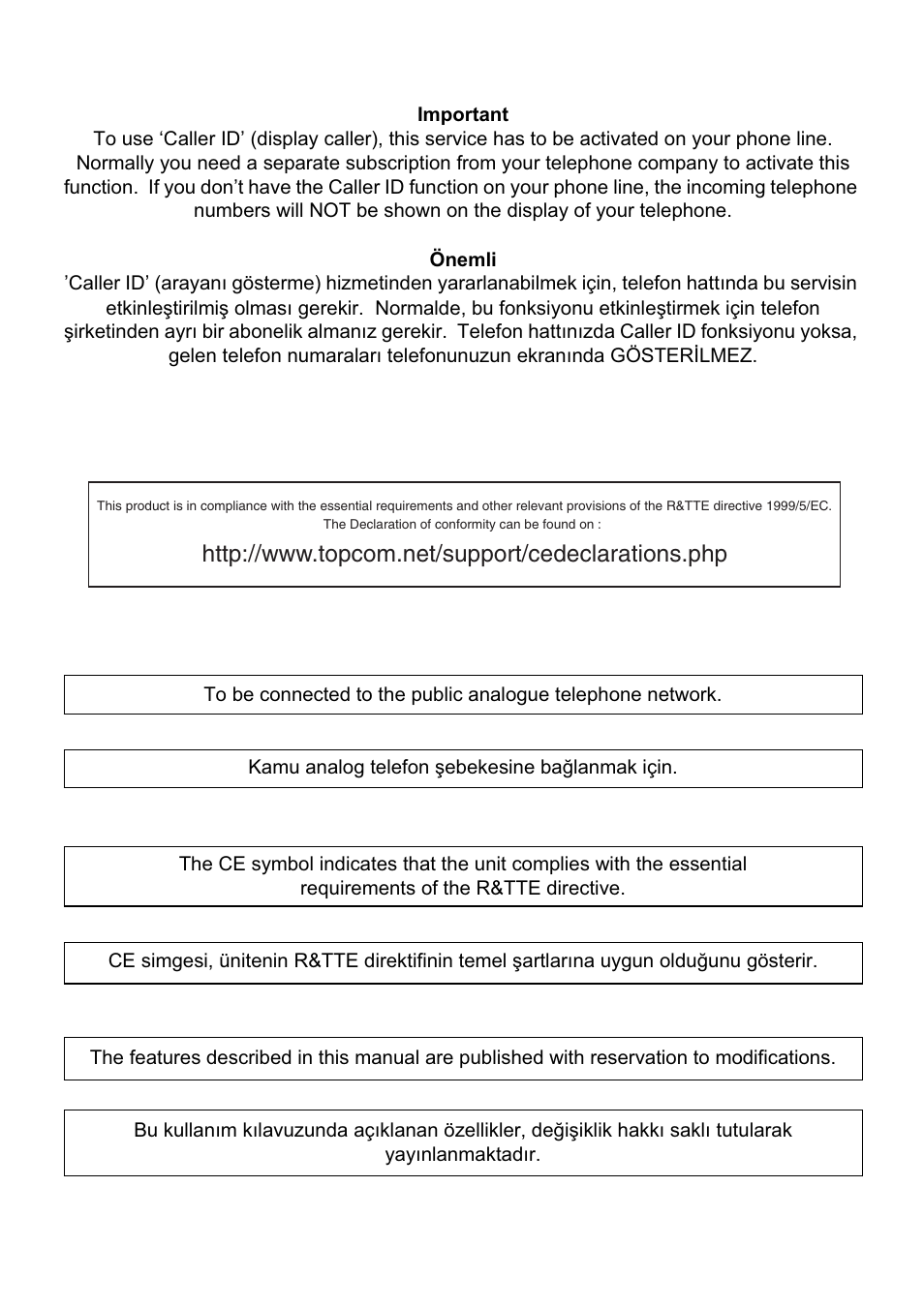 Topcom BUTLER 4200 User Manual | Page 2 / 52
