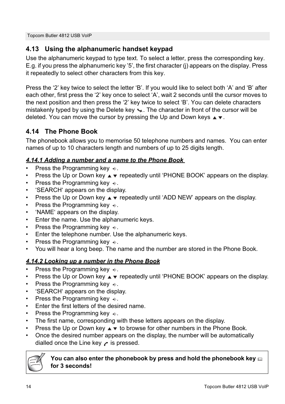 Topcom Butler 4812 USB VOIP User Manual | Page 14 / 40