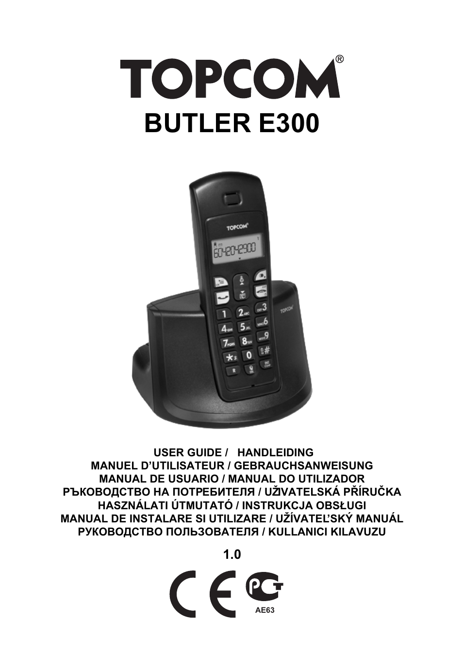 Topcom Butler E300 User Manual | 208 pages
