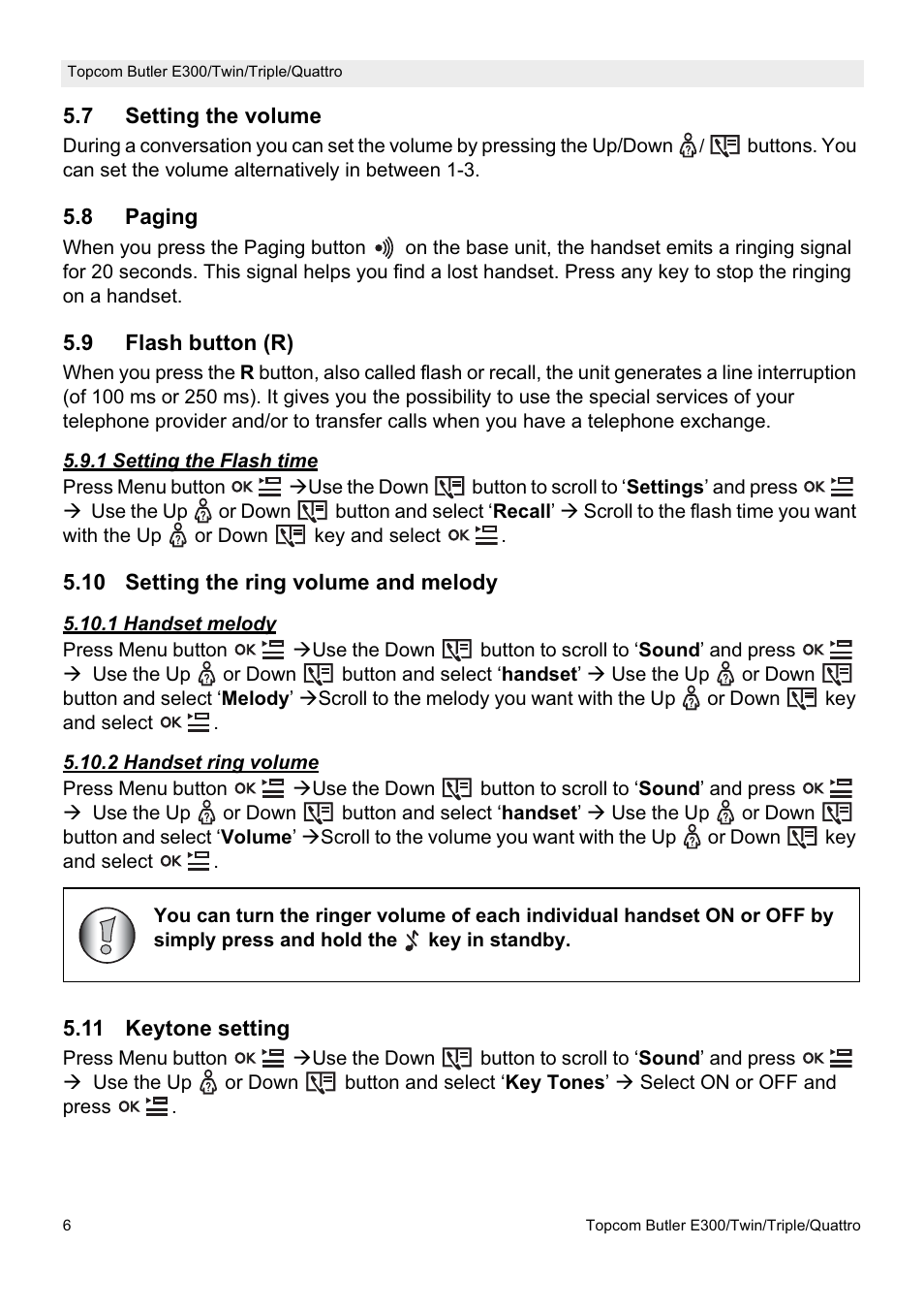 Topcom Butler E300 User Manual | Page 10 / 208