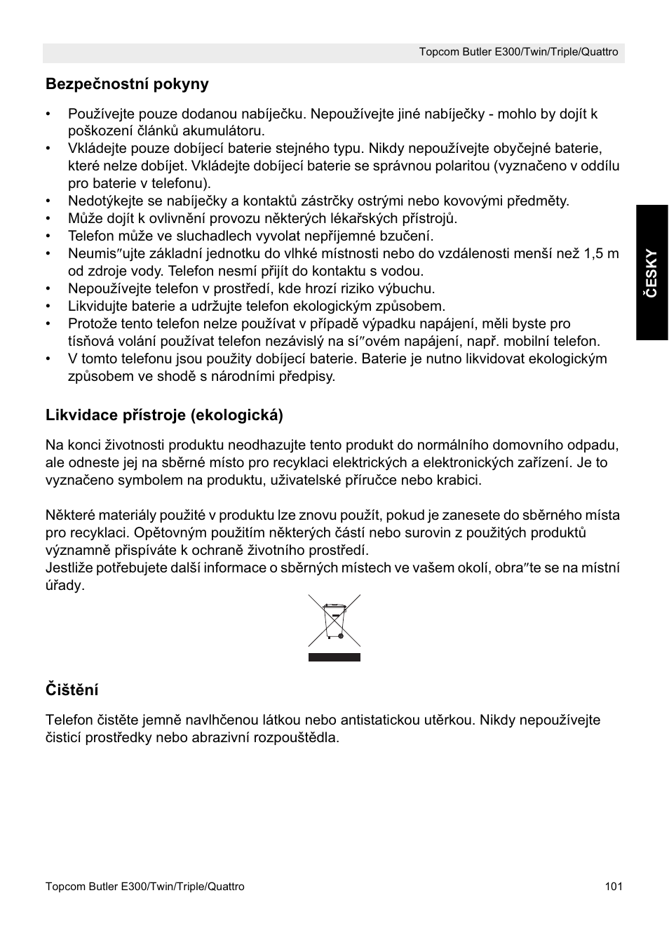 Topcom Butler E300 User Manual | Page 105 / 208
