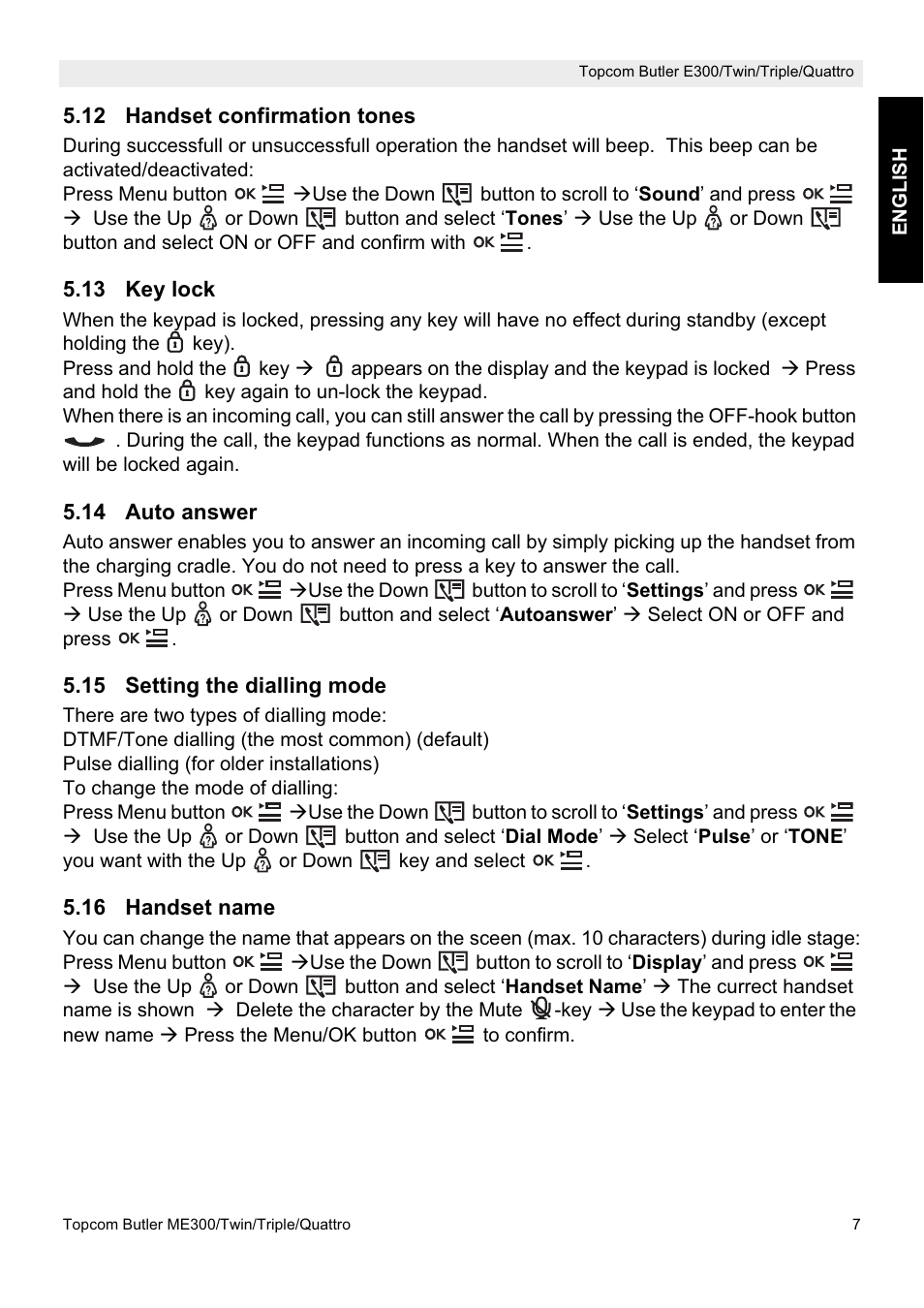 Topcom Butler E300 User Manual | Page 11 / 208