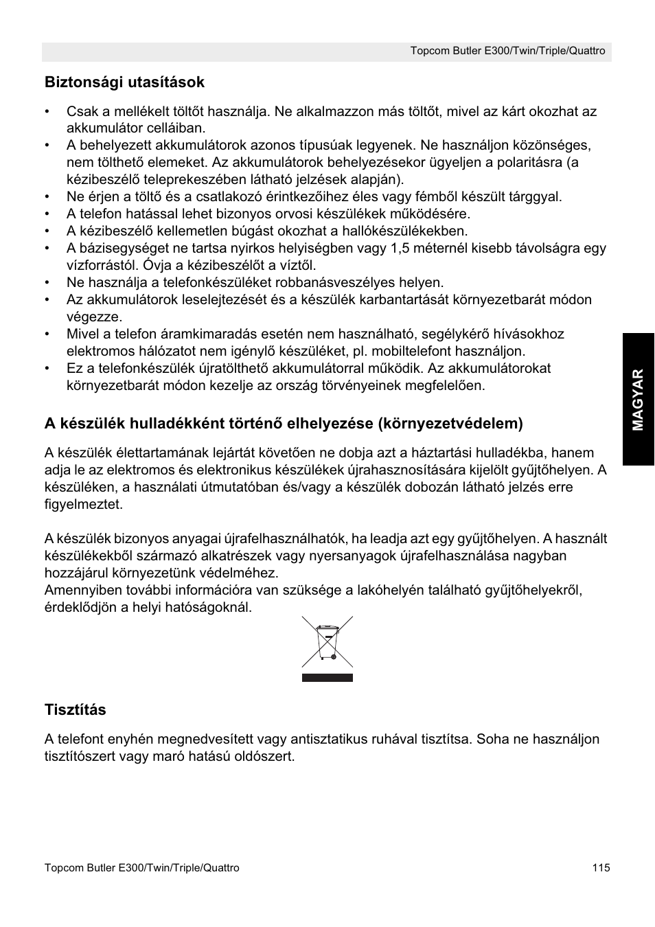Topcom Butler E300 User Manual | Page 119 / 208