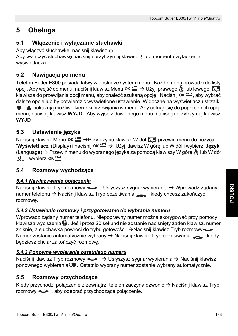 5obs áuga | Topcom Butler E300 User Manual | Page 137 / 208