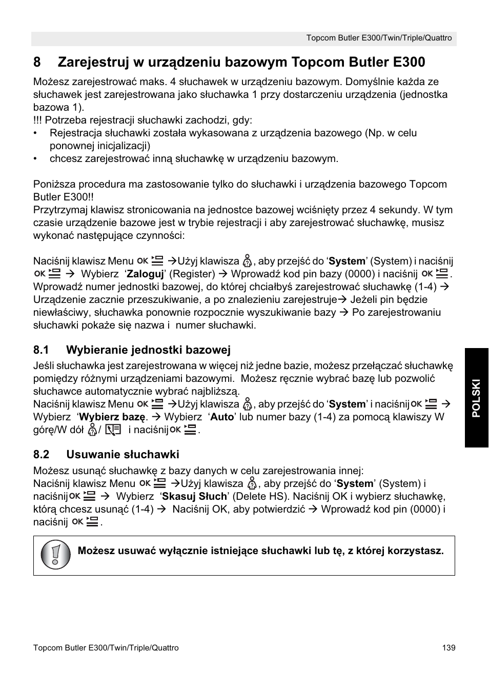 Topcom Butler E300 User Manual | Page 143 / 208