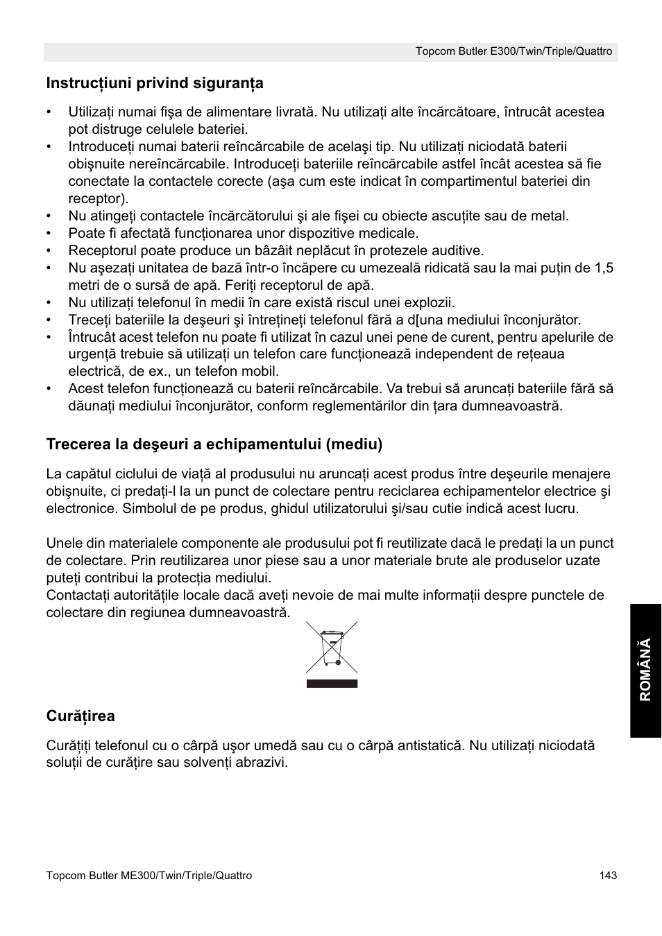 Topcom Butler E300 User Manual | Page 147 / 208