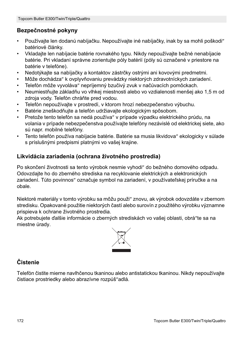 Topcom Butler E300 User Manual | Page 176 / 208