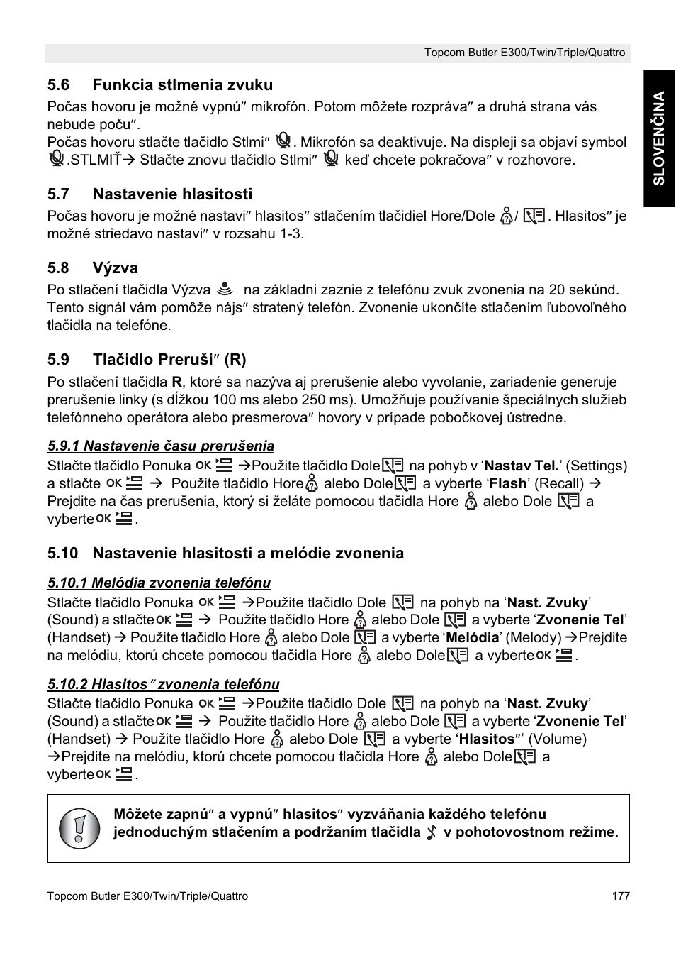 Topcom Butler E300 User Manual | Page 181 / 208