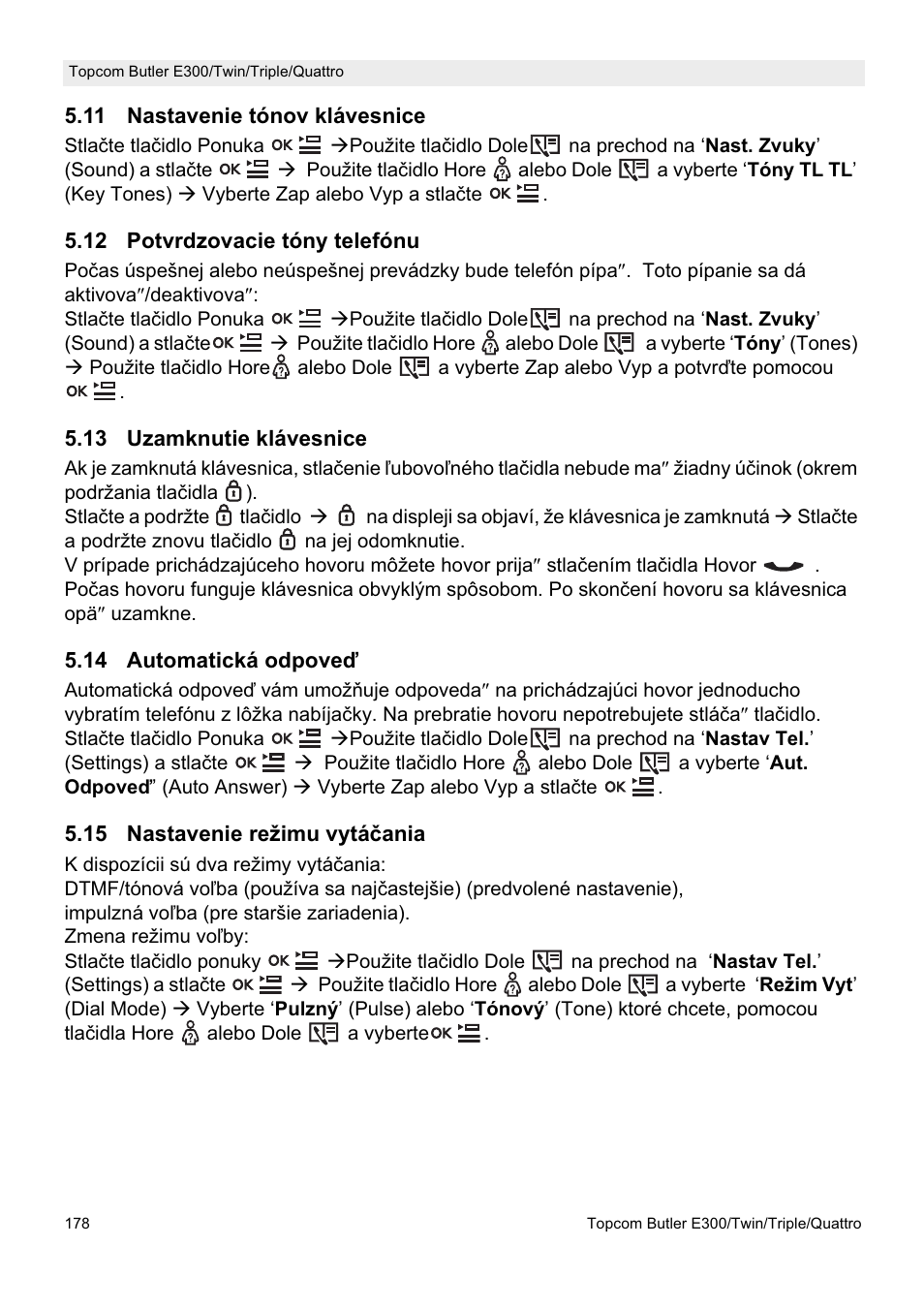 Topcom Butler E300 User Manual | Page 182 / 208