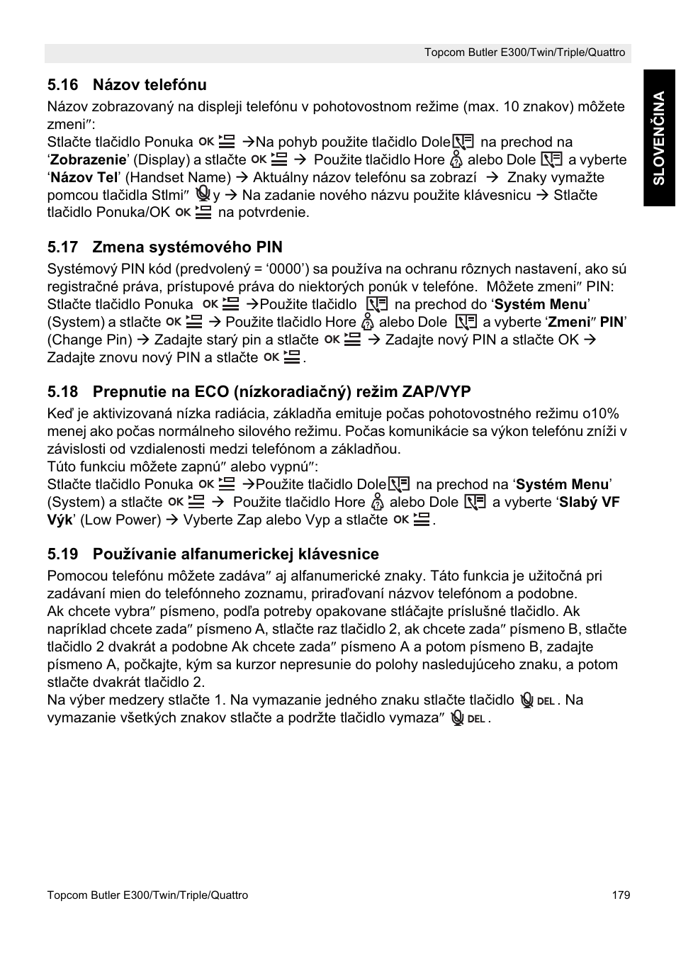 Topcom Butler E300 User Manual | Page 183 / 208