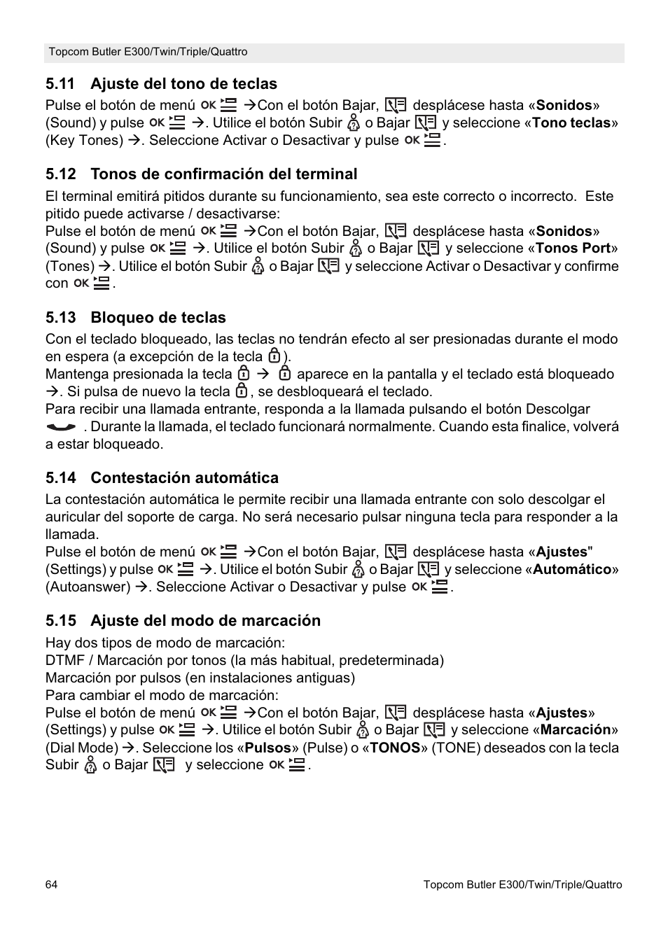 Topcom Butler E300 User Manual | Page 68 / 208